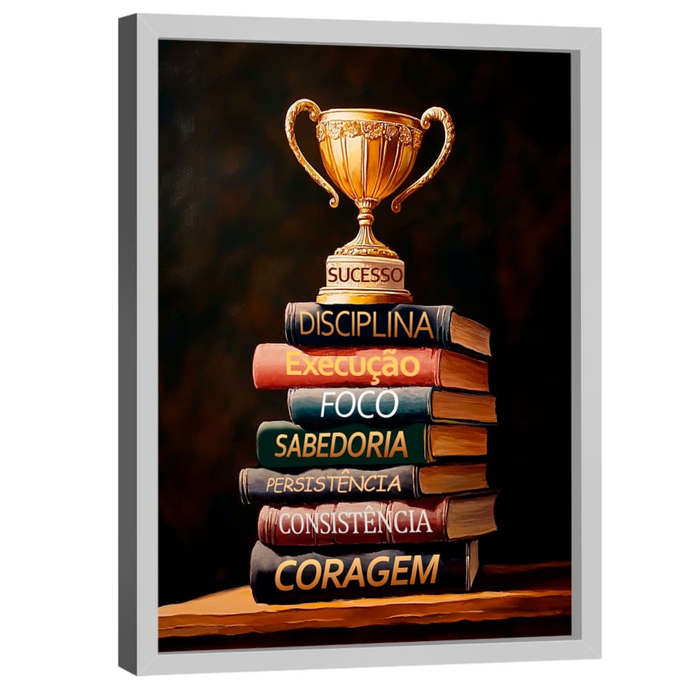 Quadro Decorativo Conhecimento é Sucesso