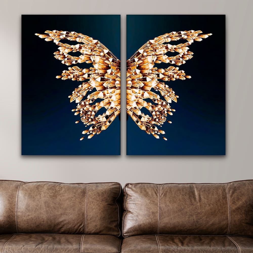 Quadro Decorativo Asa de Borboleta