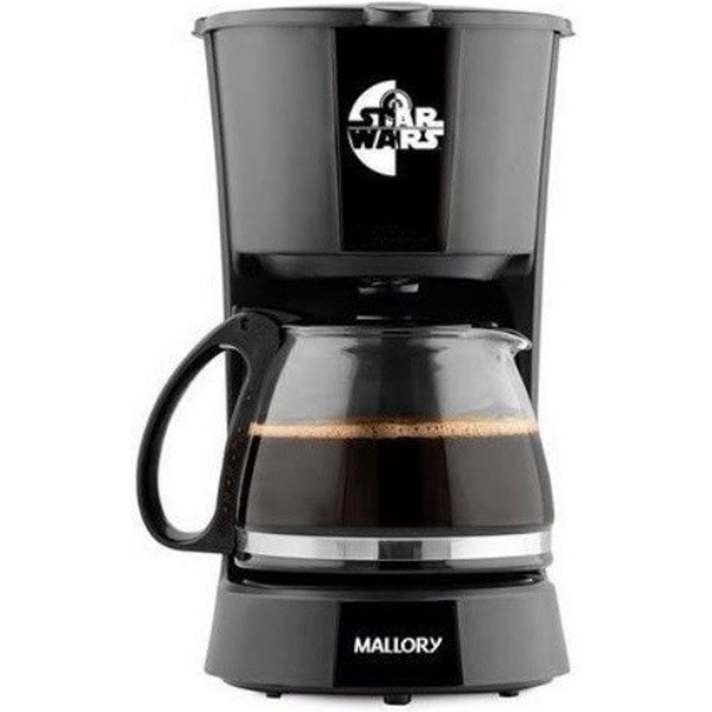Cafeteira Mallory Star Wars 550W Preta Faz 16 Xicaras 127V