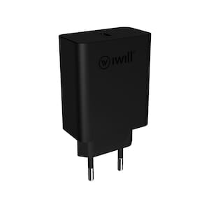 Carregador Adaptador De Parede Com 1 Usb-c Pd 20w Iwill - HOME CHARGER