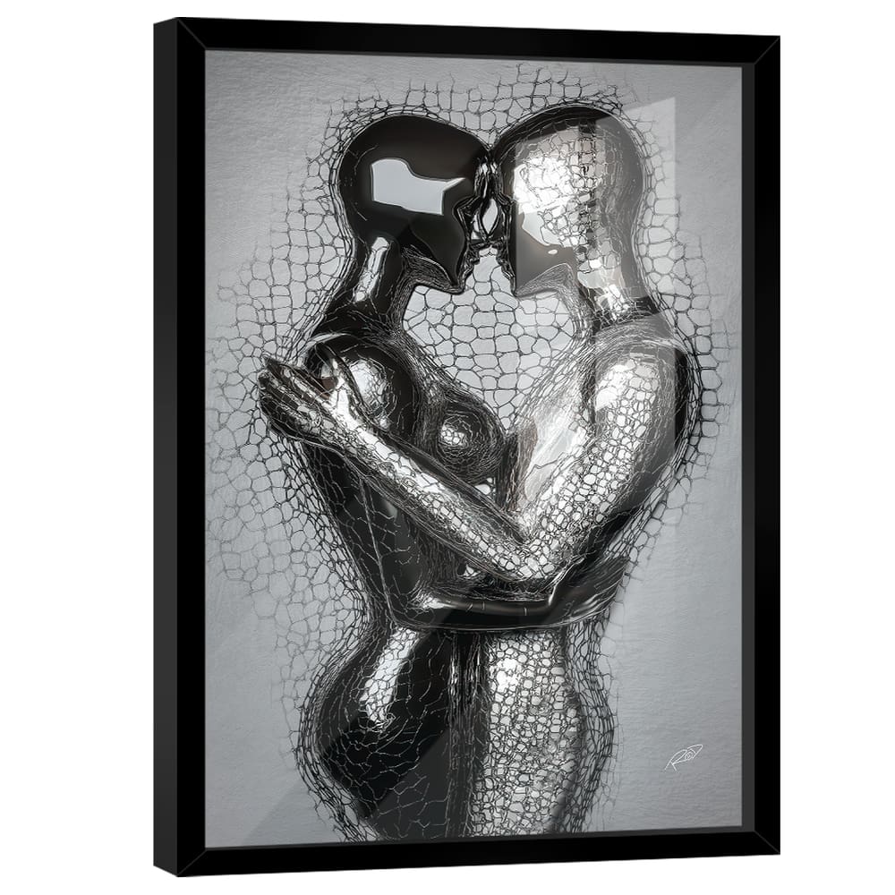 Quadro Decorativo Casal 3D