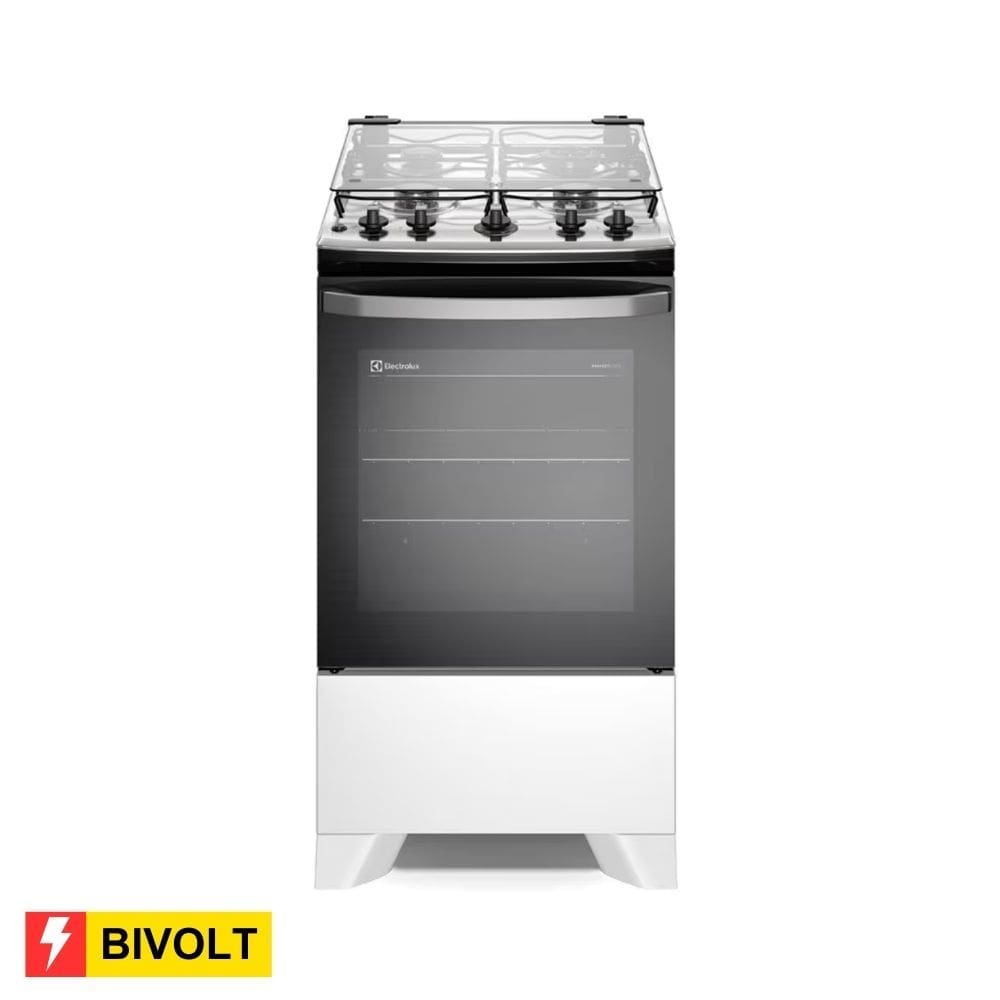 REEMBALADO: Fogão Electrolux 4 bocas Efficient FE4IB Branco Bivolt
