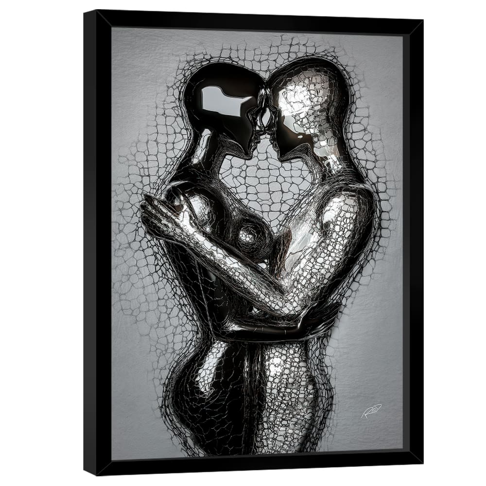 Quadro Decorativo Casal 3D