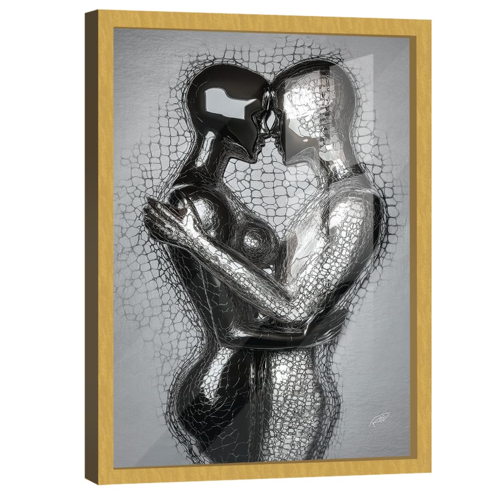 Quadro Decorativo Casal 3D