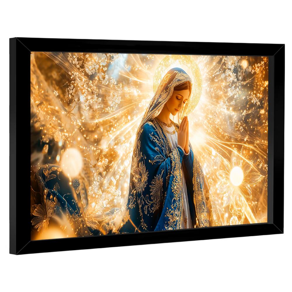 Quadro Decorativo Nossa Senhora Aparecida Oração