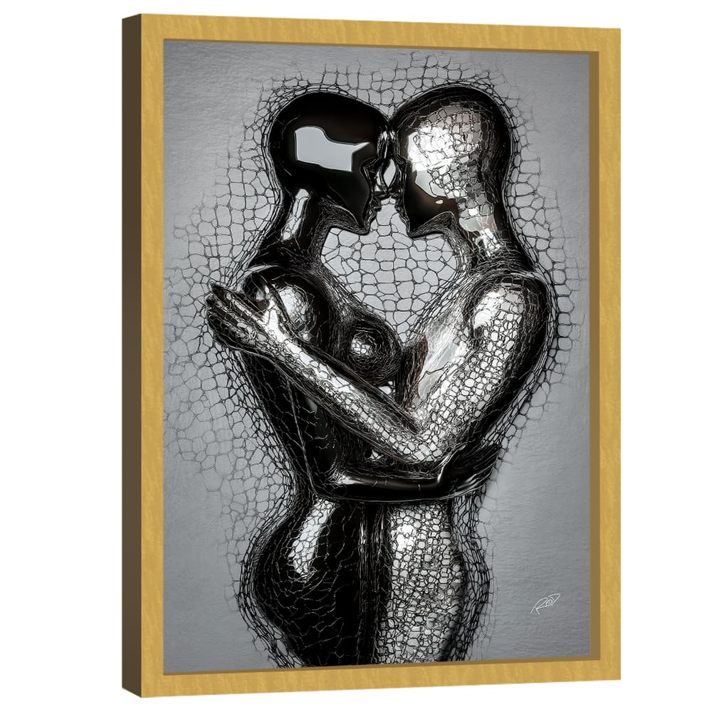 Quadro Decorativo Casal 3D