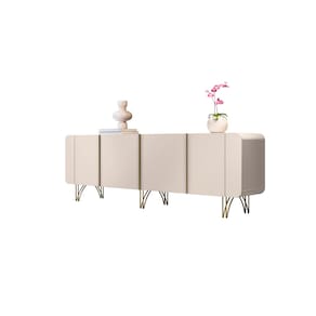 Buffet Aparador para Sala de Jantar Saluti Off White - Montanaris Decor