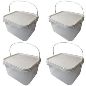 Balde 2-4L Para Raspagem De Paredes-Kit 4 Pçs