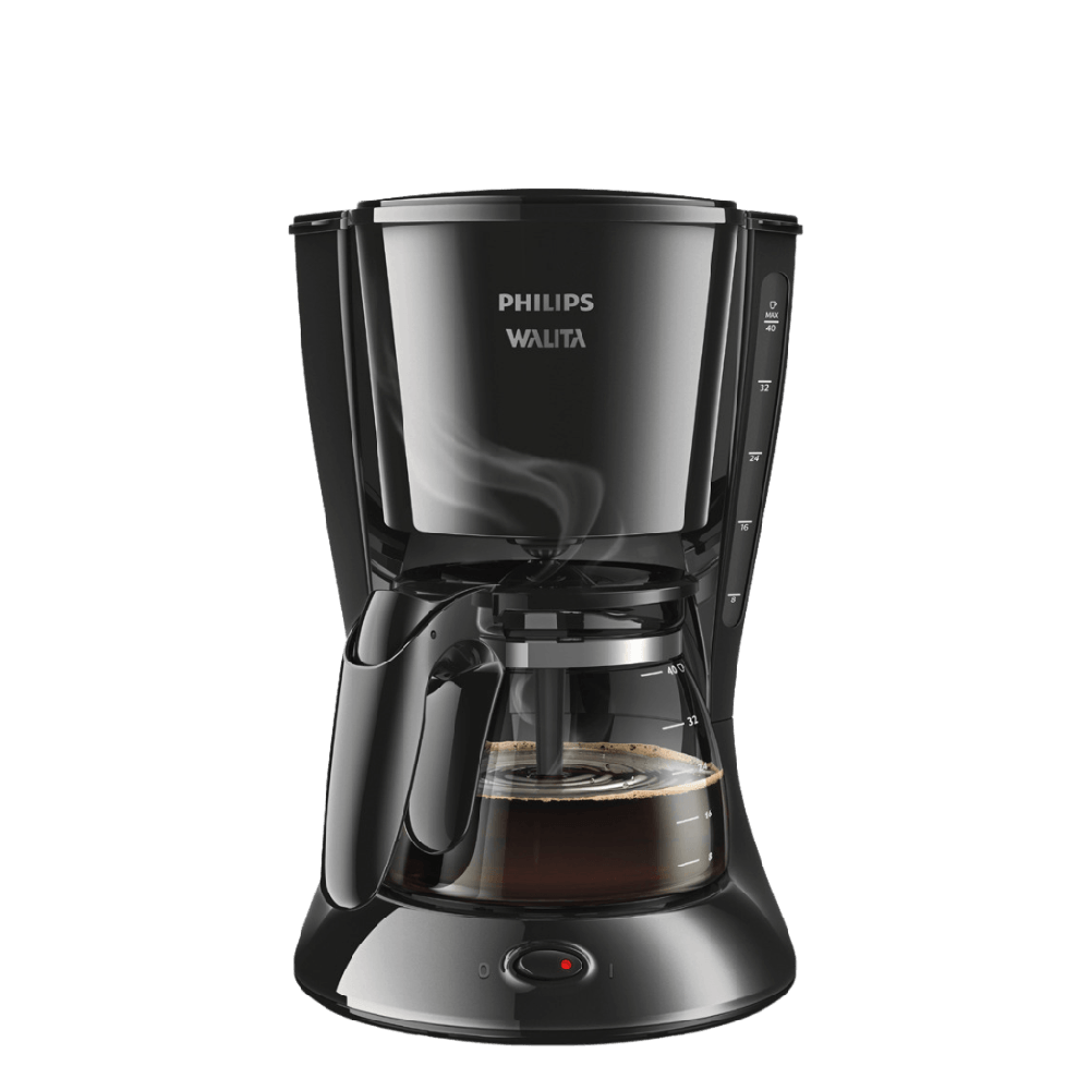 Cafeteira Eletrica 1000W Philips Walita 1.2L Desligamente Automatico Preta 220V