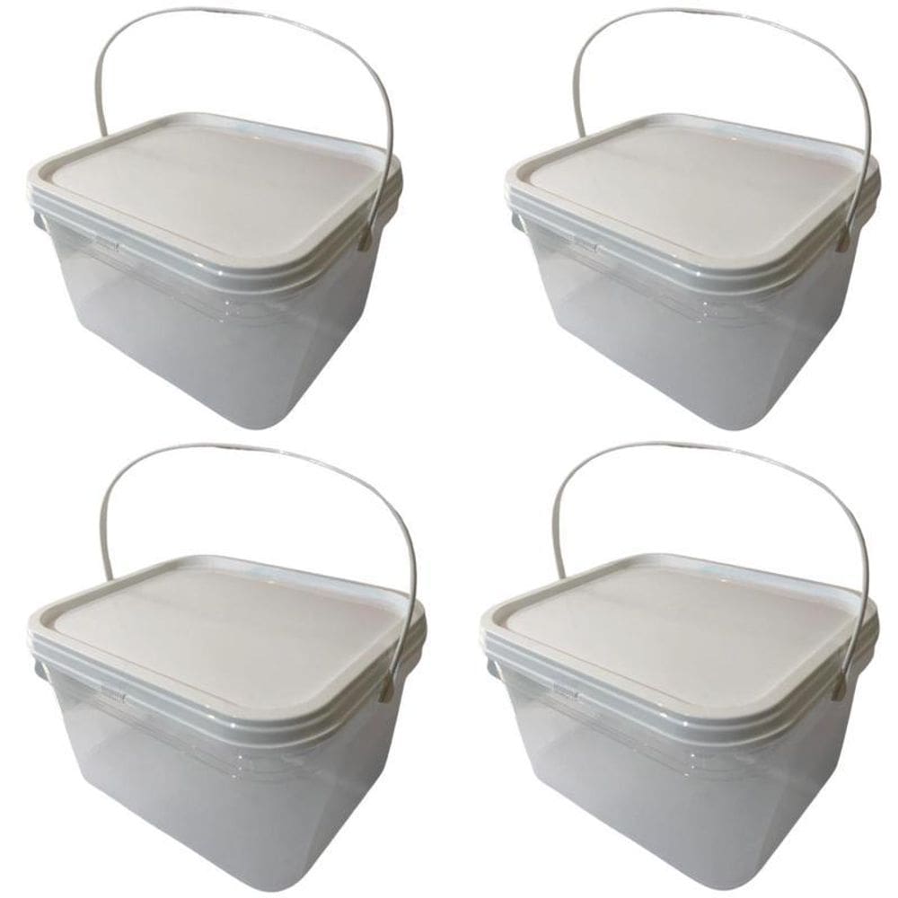 Balde 2-4L Para Acampamento E Viagens-Kit 4 Pçs