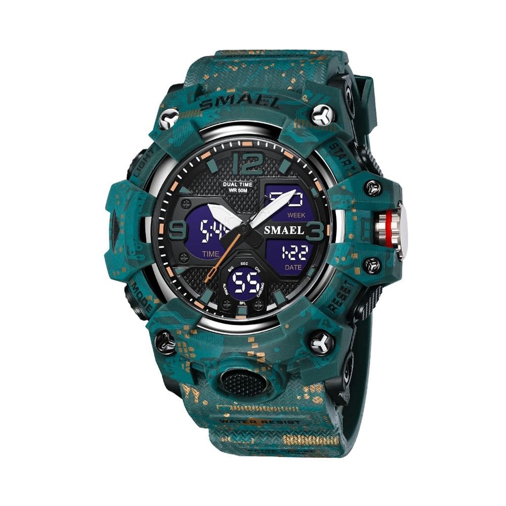 Relógio Masculino Smael AnaDigi 8008 Verde