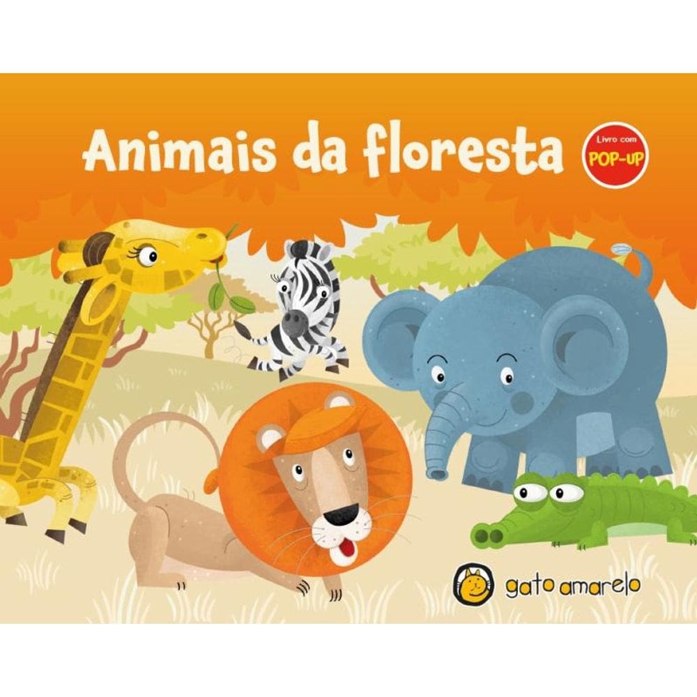 Livro com Pop-Up - Animais da Floresta