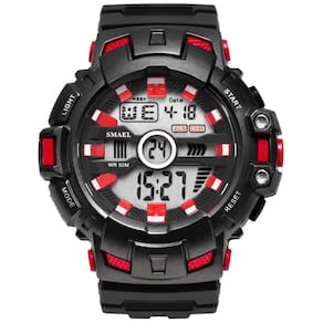 Relógio Masculino Smael Digital 1532 Preto e Vermelho