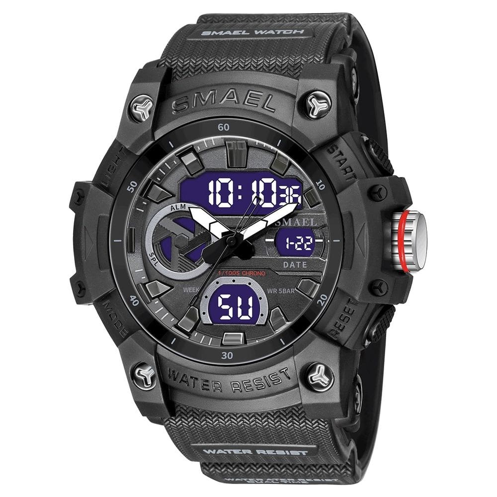 Relógio Masculino Smael AnaDigi 8086 Preto