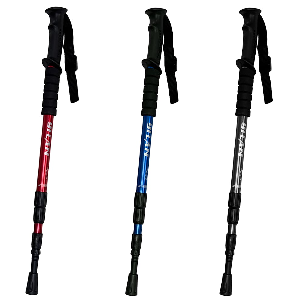 4 Un. Bengala De Apoio Dobrável Escalada Trekking Montanha