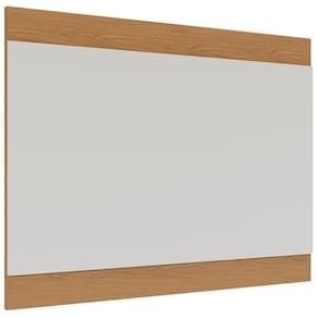 Painel Para Tv 75 Pol 200cm Cairo C04 Off White Matte Freijó - Lyam Decor