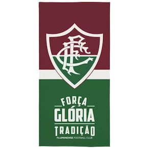 Toalha Banho Fluminense Aveludada Praia Lepper RJ Grande 70x140cm