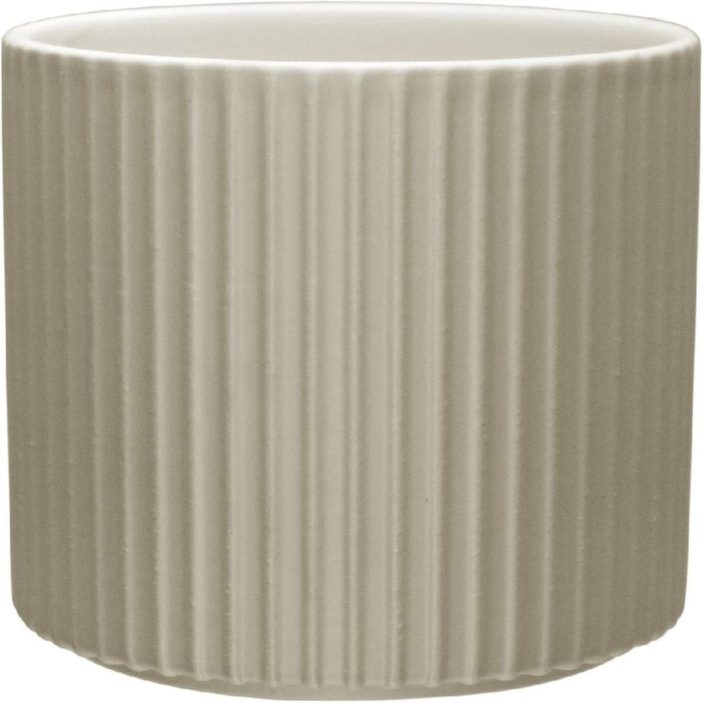 CACHEPÔ VASO DECORATIVO PLANTA HOME&CO CERÂMICA 11x12x12cm BEGE