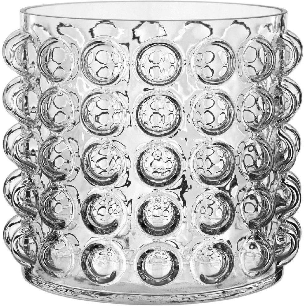 VASO DECORATIVO PLANTA REDONDO HOME&CO VIDRO 17x17x17cm TRANSPARENTE