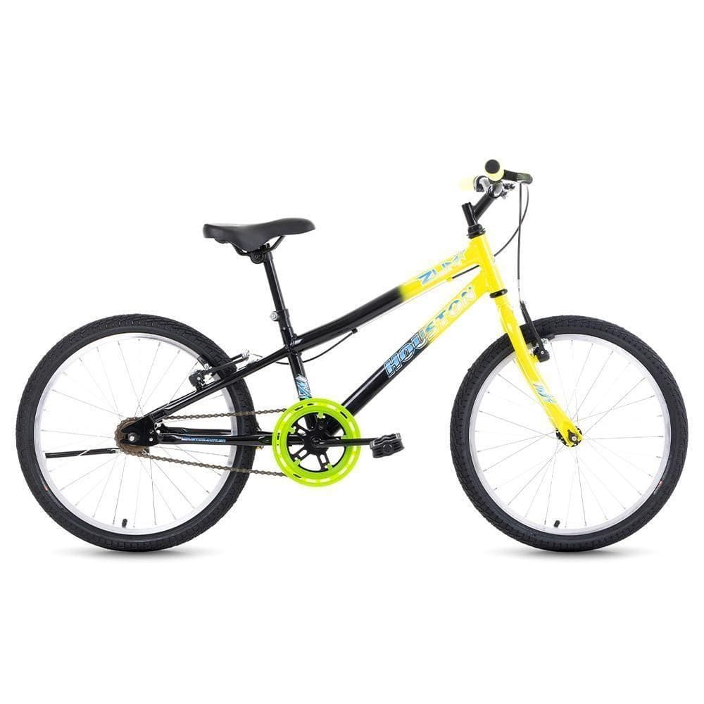 Bicicleta Houston Zum Aro-20 Freios V-brake Amarelo E Preto