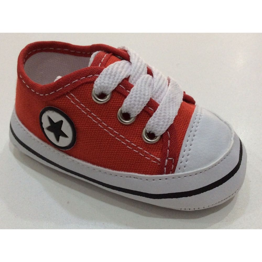 Sapatinho tênis bebê menino estilo all star