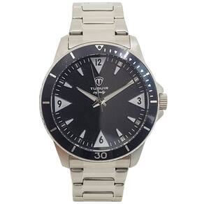 Relógio Masculino Tuguir Analógico Infinity TGI37071 Prata e Preto