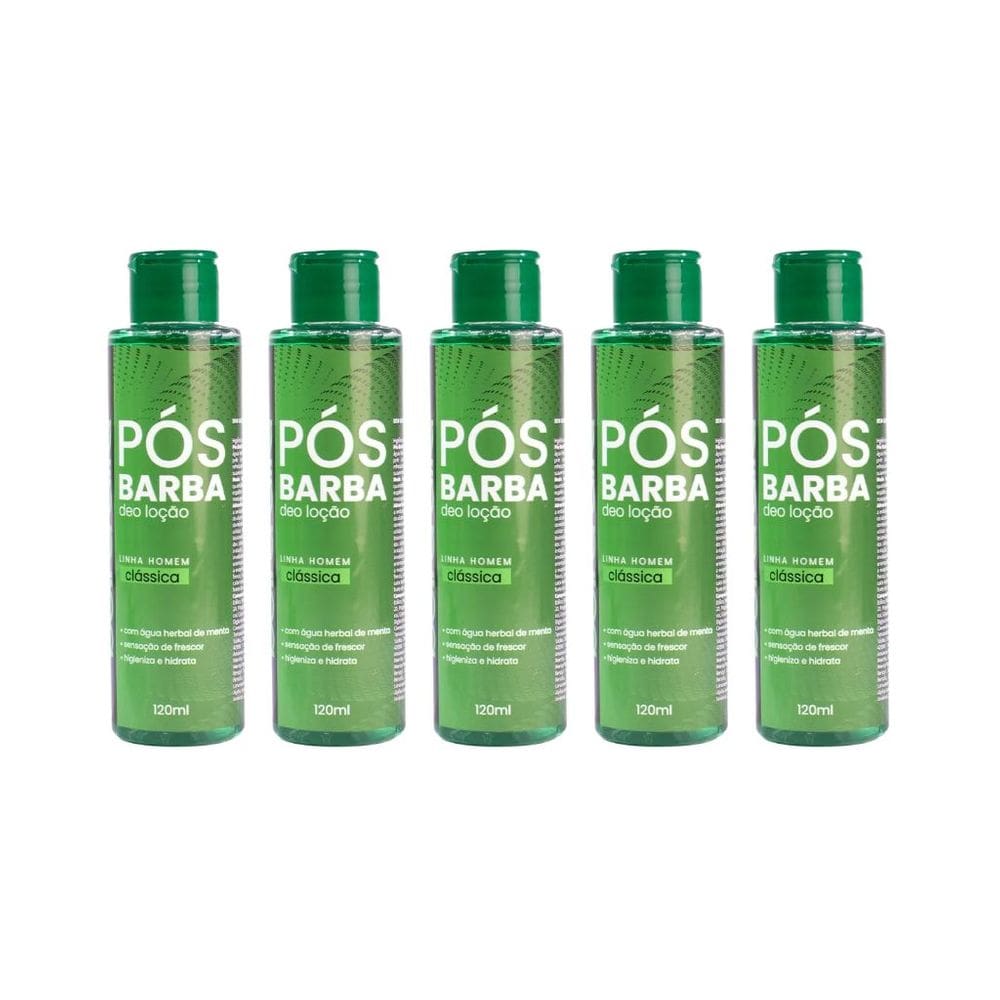 Loçao Pos Barba Beira Alta 120ml Classica - Kit C/ 5un