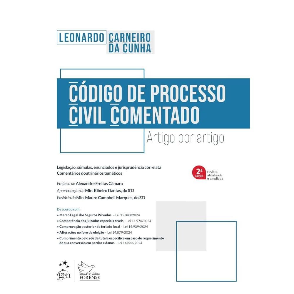 Código de Processo Civil Comentado - 2ª Edição 2025