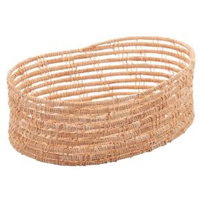 Conjunto 3 Cestas Ovais de Fibra Bege Palm - Lyor
