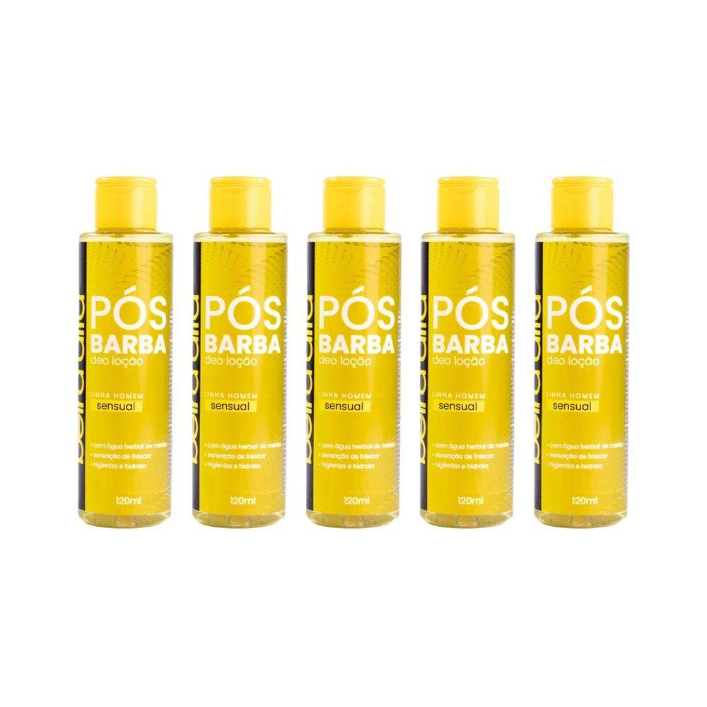 Loçao Pos Barba Beira Alta 120ml Sensual - Kit C/ 5un