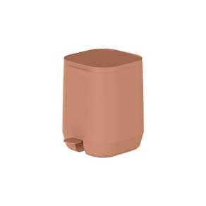 Lixeira de Pedal Aura Marrom Amêndoa 6L - Ou