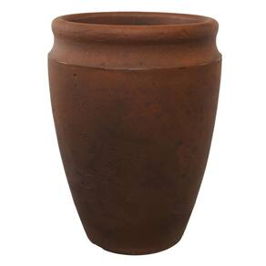 Vaso Antique Cilíndrico 32 (22L) Cor Aço Corten JAPI