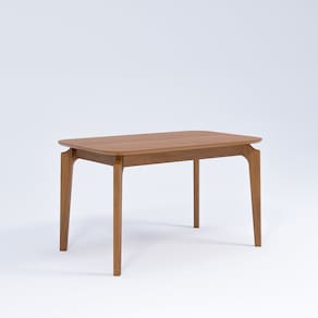 Mesa Ficus Natuame 77cm x 80cm x 130cm Tampo em MDF Madeira/Cinamomo