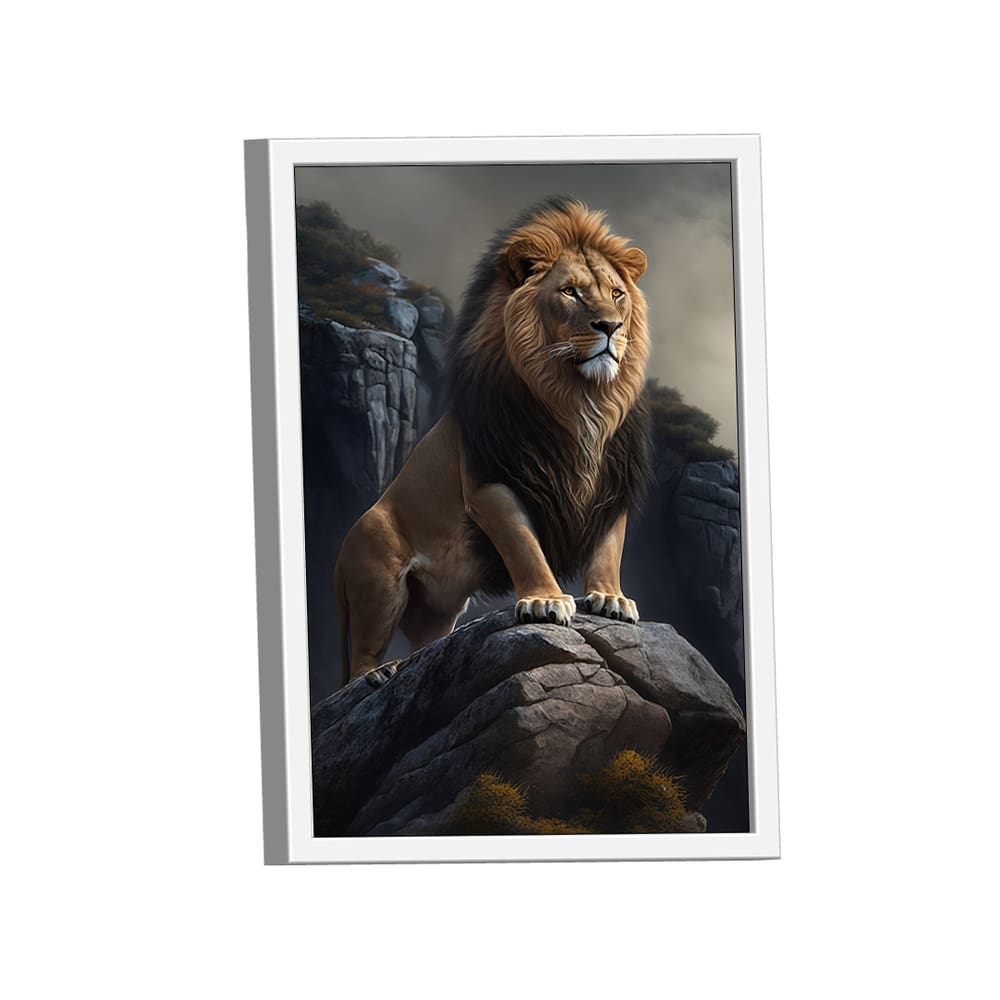 Quadro Decorativo Leão Soberano