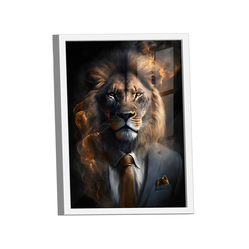 Quadro Decorativo Social Lion