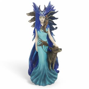 Hécate Deusa Tríplice das Bruxas Conexão Espiritual 24 cm
