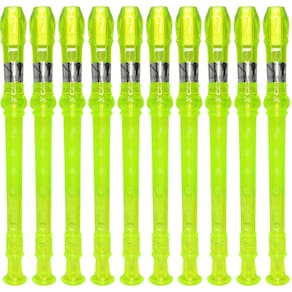 Kit 25 Flautas Doce Germânica Verde Translucida FL 20G G NY