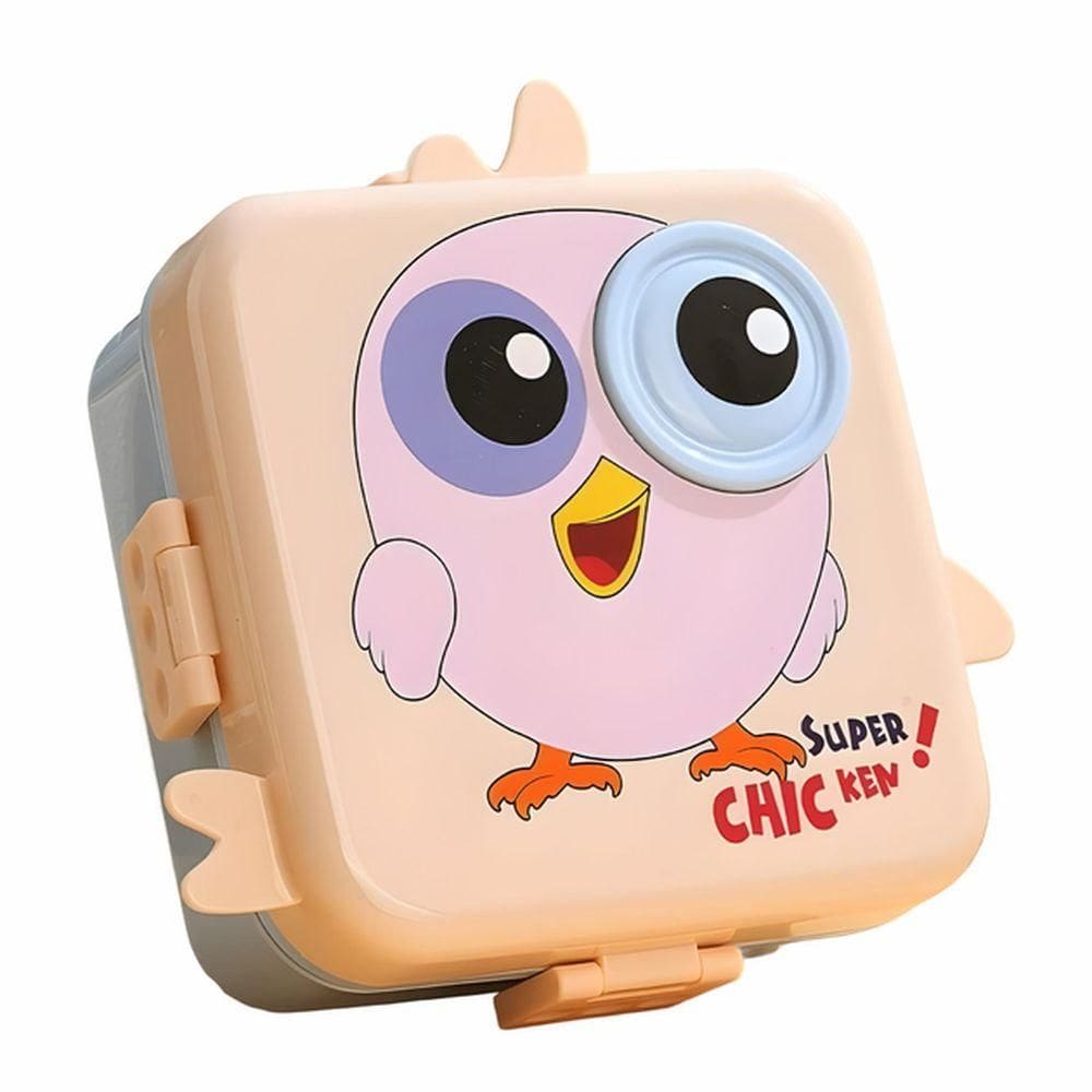 Marmita com Divisórias Super Chicken 2446801 Rosa - Quanhe