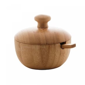 Açucareiro de Bambu com Colher Verona 8cm x 7,5cm - Lyor