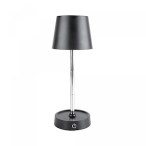 Luminária de Mesa Led 3 Tons Usb Touch Retrátil Luna Preta