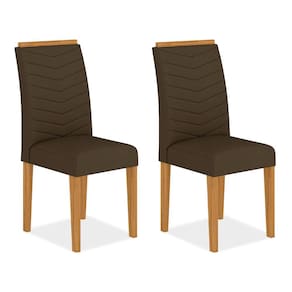 Conjunto 2 Cadeiras Lisboa Cinamomo/ Marrom - Móveis Arapongas