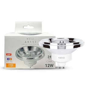 Lâmpada Led Ar111 2700K Luz Quente Gu10 Dimerizável 12W 220V