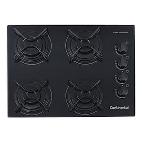 Cooktop A Gas Vidro Automatico 4 Bocas 46x56cm - Continental