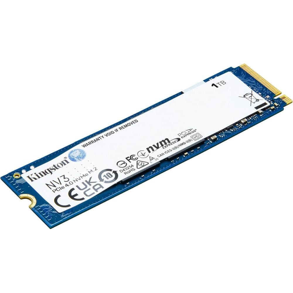 Kingston NV3 1TB M.2 2280 NVMe SSD | PCIe 4.0 Gen 4x4 | Up to 6000 MB/s