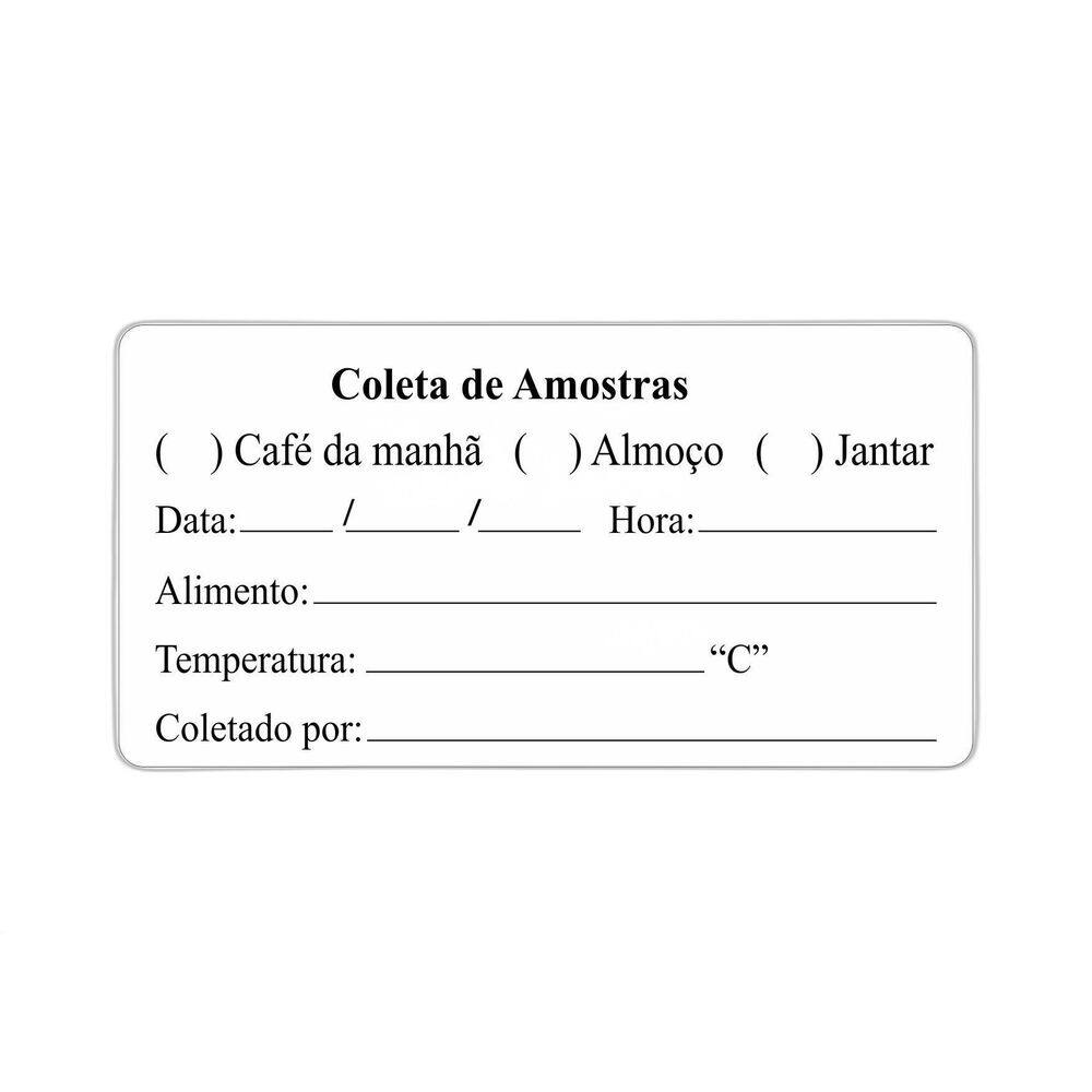 Rolo Com 1.000 Etiquetas Adesivas Couchê - Modelo 18