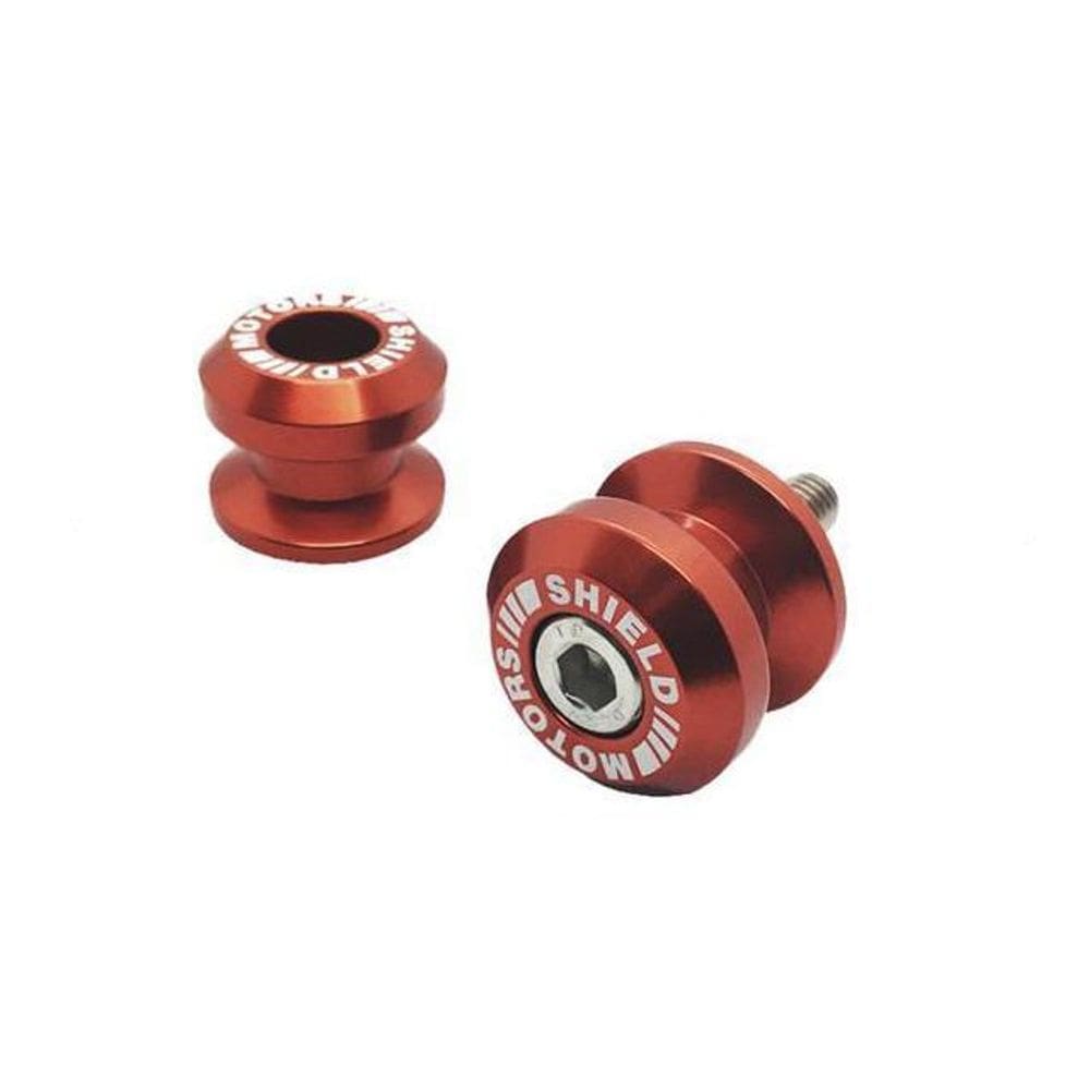 Slider Traseiro Balança Shieldmotors Rosca M8 Vermelho