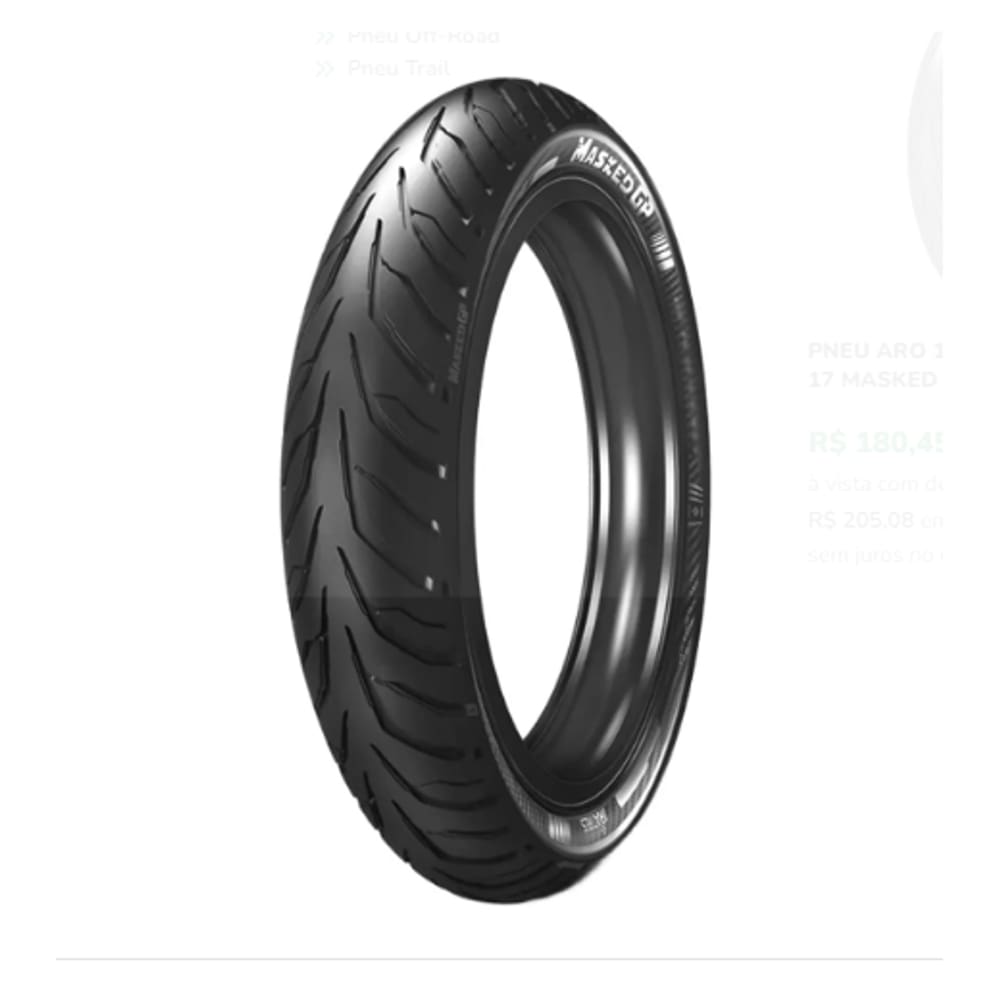 Pneu Moto Ira Aro 17 Masked GP 130/70-17 62S -Traseiro s/cam