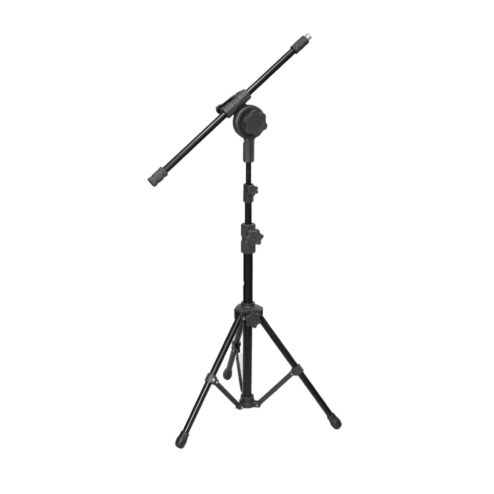Pedestal Girafa Para Microfone Visão PE-04 BK com Pés Dobráveis