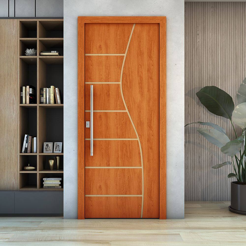 Porta De Madeira Frisada U.V 210cm x 80cm - R10S
