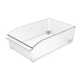 Organizador Maxi com Rodinhas 3,6L, Cor Cristal, linha New Retrô Coza